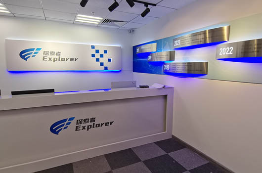 探索者网络科技公司文化墙设计制作