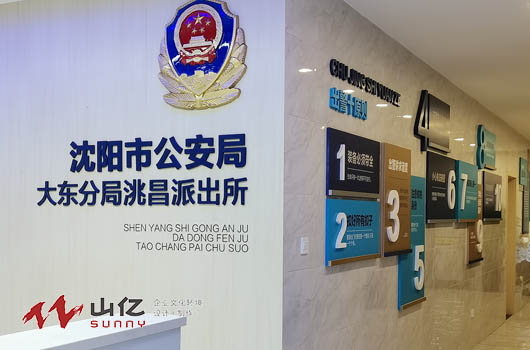 大东区洮昌派出所文化墙项目